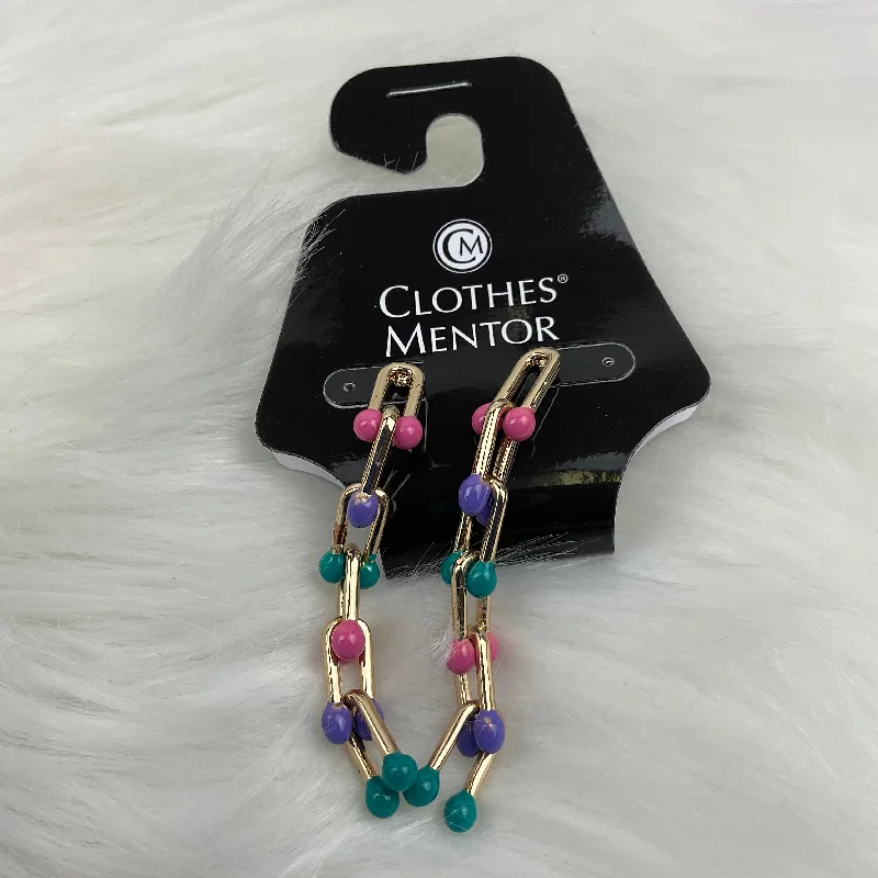 modern earrings for women -Earrings Dangle/drop By Clothes Mentor