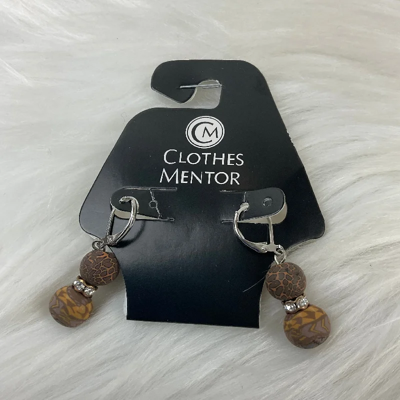 trendy earrings for women -Earrings Dangle/drop By Clothes Mentor