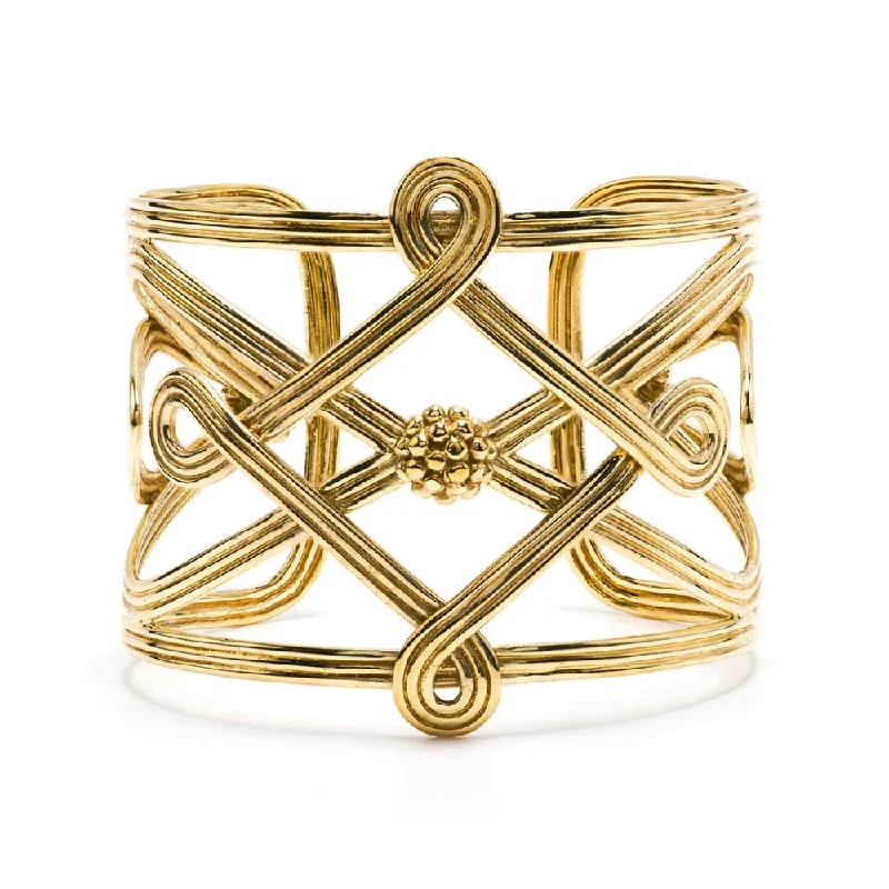 silver cuff bracelets -Capucine De Wulf Monique Compass Cuff