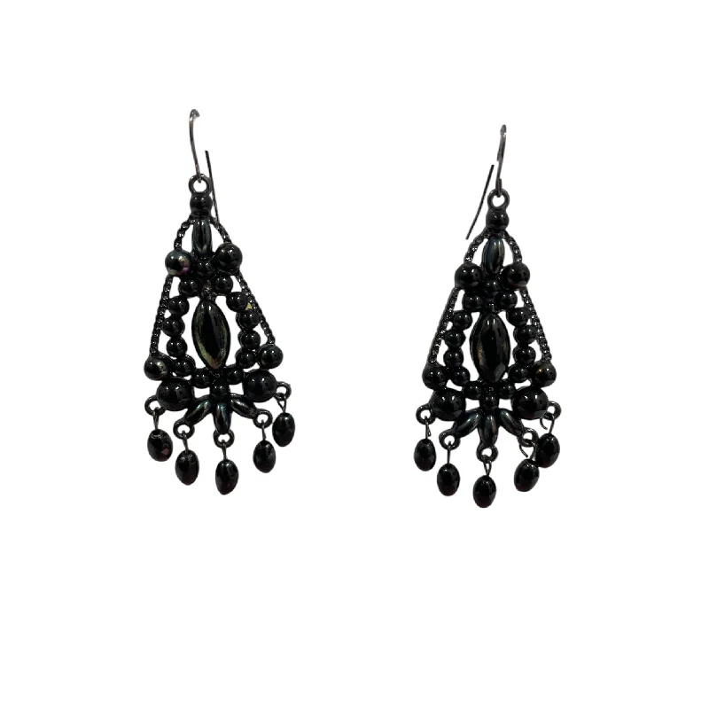 gemstone earrings for women -Earrings Statement By Clothes Mentor In Black